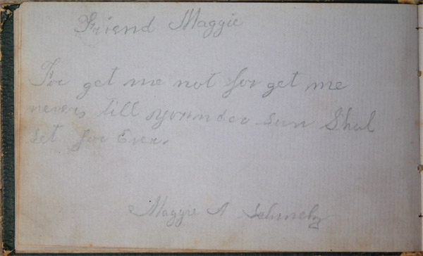 Maggie Jacob's Autograph Book, Page 6