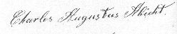 Charles Abbott Signature