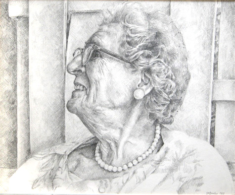 Rose Abbott, drawing by Sue Donley