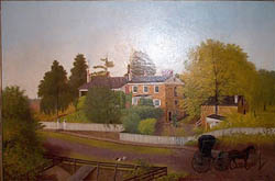 Oil Painting of John Frew house